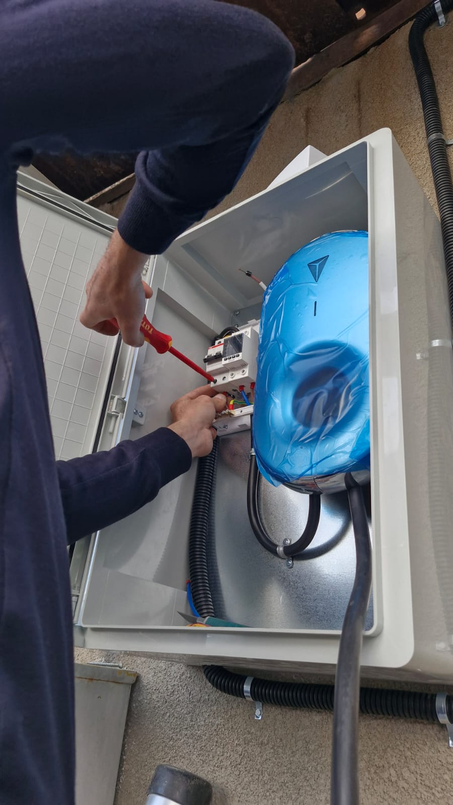 EV charger installation